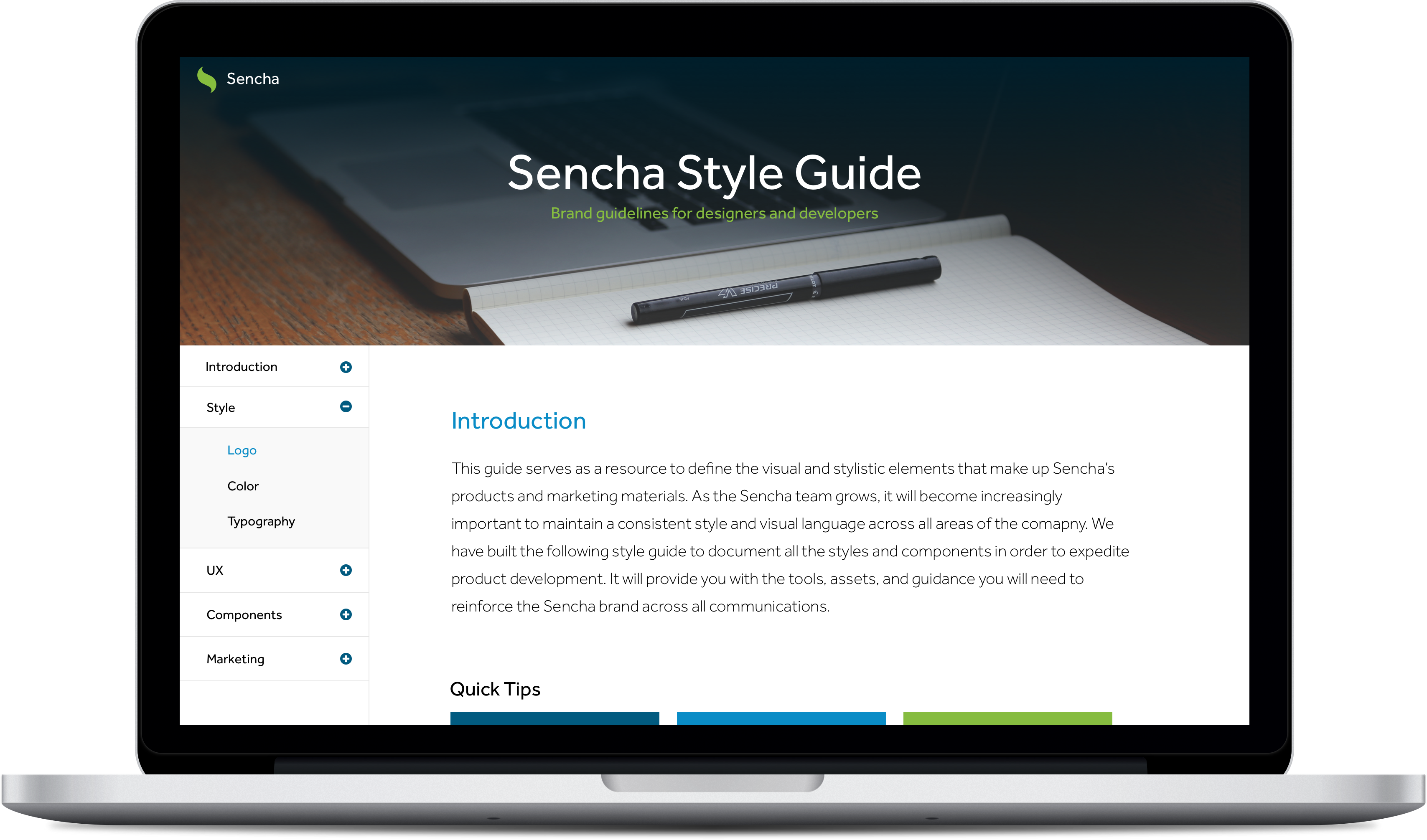 Sencha Design Guide